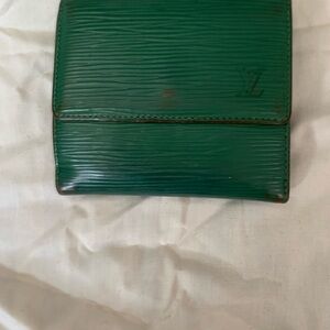 Louis Vuitton Textured Green Wallet
